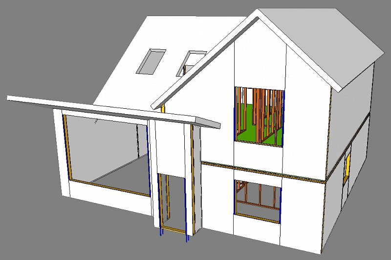 SIP House in Cambridgeshire - 3D Model